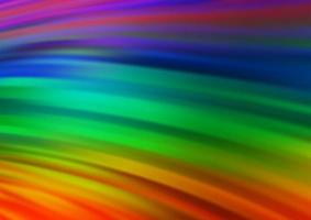 Dark Multicolor, Rainbow vector pattern with liquid shapes.