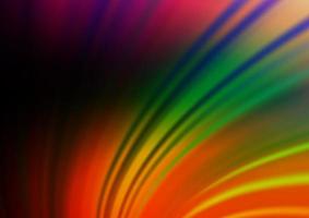 Dark Multicolor, Rainbow vector glossy abstract template.