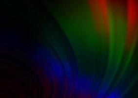 Dark Multicolor, Rainbow vector modern bokeh pattern.