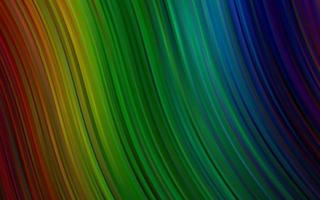 Dark Multicolor, Rainbow vector template with bent lines.