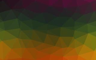 Dark Multicolor, Rainbow vector blurry triangle template.