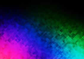 Dark Multicolor, Rainbow vector layout with lines, rectangles.