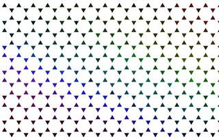 Light Multicolor, Rainbow vector seamless pattern in polygonal style.