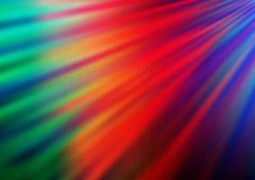 Dark Multicolor, Rainbow vector layout with flat lines.