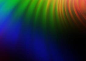 Dark Multicolor, Rainbow vector abstract blurred pattern.