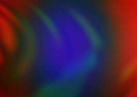 Dark Multicolor, Rainbow vector abstract blurred background.