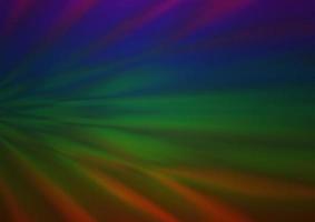 Dark Multicolor, Rainbow vector abstract blurred background.