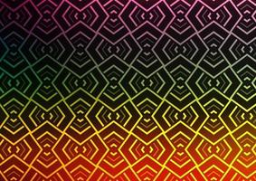 Dark Multicolor, Rainbow vector template with repeated sticks.