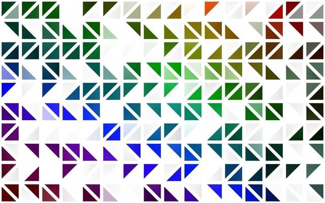 Light Multicolor, Rainbow vector seamless cover in polygonal style.
