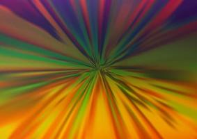 Dark Multicolor, Rainbow vector blurred shine abstract template.
