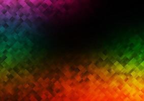 Dark Multicolor, Rainbow vector layout with lines, rectangles.