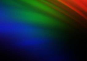 Dark Multicolor, Rainbow vector abstract blurred background.