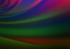 Dark Multicolor, Rainbow vector blurred and colored background.