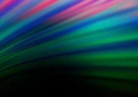 Dark Multicolor, Rainbow vector template with abstract lines.