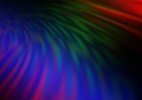 Dark Multicolor, Rainbow vector blurred bright pattern.