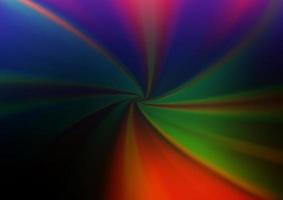 Dark Multicolor, Rainbow vector abstract blurred pattern.