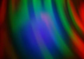 Dark Multicolor, Rainbow vector background with abstract lines.