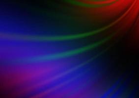 Dark Multicolor, Rainbow vector modern elegant background.