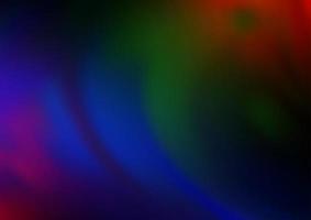 Dark Multicolor, Rainbow vector glossy abstract template.