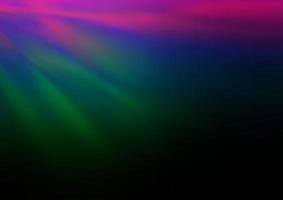 Dark Multicolor, Rainbow vector blurred and colored background.