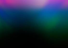 Dark Multicolor, Rainbow vector blurred shine abstract pattern.