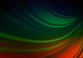 Dark Multicolor, Rainbow vector abstract background.