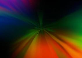 Dark Multicolor, Rainbow vector blur pattern.