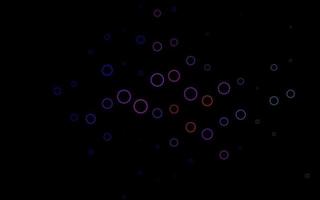 Dark Multicolor, Rainbow vector texture with disks.