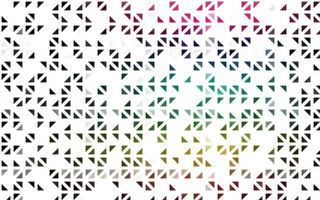 Light Multicolor, Rainbow vector template with crystals, triangles.