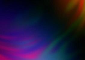 Dark Multicolor, Rainbow vector blurred bright pattern.