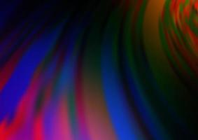 Dark Multicolor, Rainbow vector modern bokeh pattern.