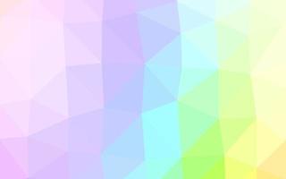 Light Multicolor, Rainbow vector abstract polygonal texture.