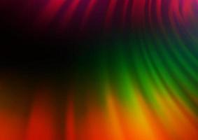 Dark Multicolor, Rainbow vector blurred bright template.