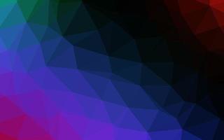 Dark Multicolor, Rainbow vector blurry triangle texture.