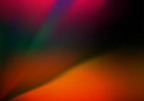 Dark Multicolor, Rainbow vector blurred bright template.