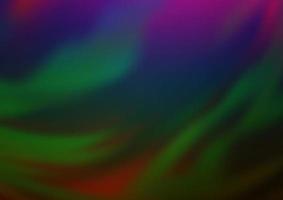 Dark Multicolor, Rainbow vector abstract bright background.