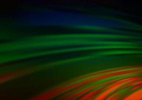 Dark Multicolor, Rainbow vector abstract blurred background.