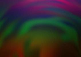 Dark Multicolor, Rainbow vector blurred bright background.