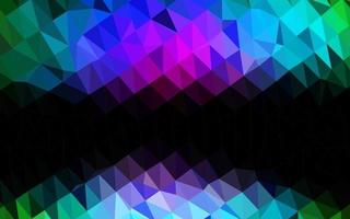 Dark Multicolor, Rainbow vector low poly cover.