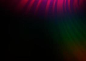 Dark Multicolor, Rainbow vector blurred and colored background.