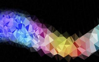 Light Multicolor, Rainbow vector blurry triangle template.