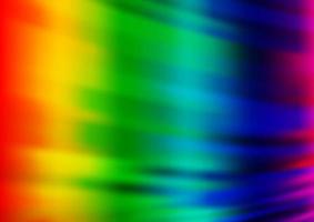 Light Multicolor, Rainbow vector blurred shine abstract template.