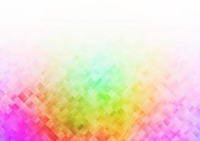 Light Multicolor, Rainbow vector backdrop with rectangles, squares.