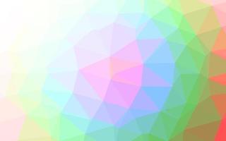 Light Multicolor, Rainbow vector polygon abstract background.