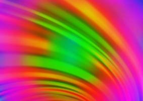 Light Multicolor, Rainbow vector background with abstract lines.