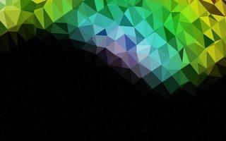 Light Multicolor, Rainbow vector abstract polygonal layout.