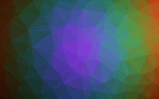 Dark Multicolor, Rainbow vector triangle mosaic texture.