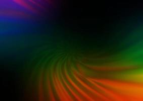 Dark Multicolor, Rainbow vector abstract background.