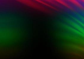 Dark Multicolor, Rainbow vector glossy abstract background.