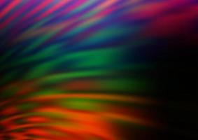 Dark Multicolor, Rainbow vector abstract blurred template.